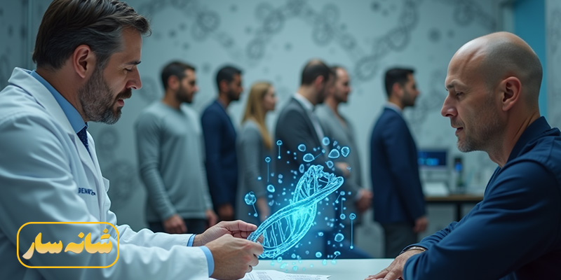 تشخیص ریزش موی ارثی