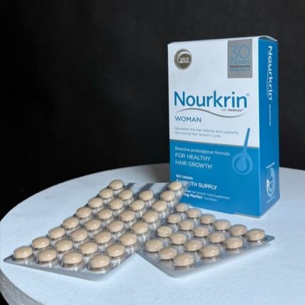 قرص اورجینال ضد ریزش و تقویت مو بانوان نورکرین دانمارکی ورق 30 عددی NOURKRIN TABLETS