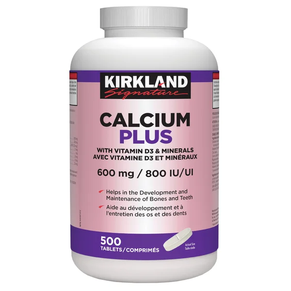 قرص کلسیم پلاس کرکلند Kirkland Calsium Plus اصل