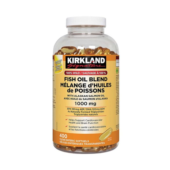 قرص روغن ماهی ترکیبی کرکلند Kirkland Fish Oil Blend اصل