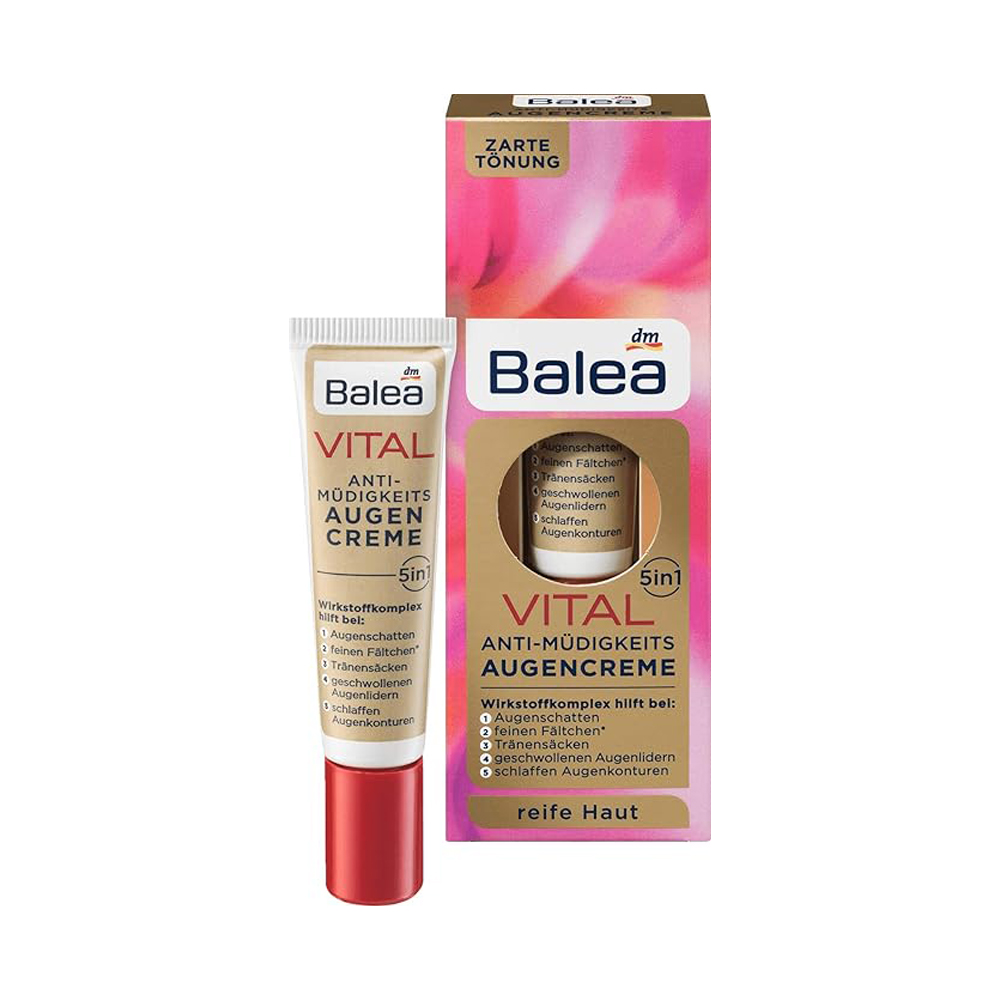 کرم دور چشم ضد چین و چروک ۵ کاره ویتال باله آ BALEA VITAL AUGENCREME 5 IN 1 اصل آلمان