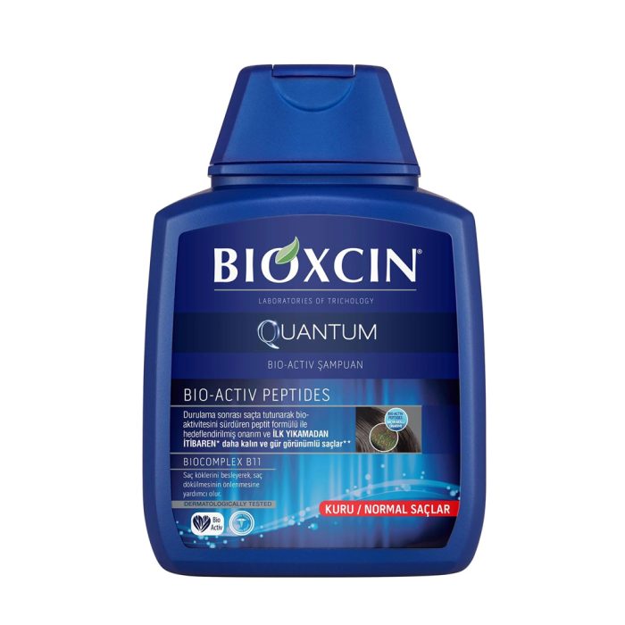 شامپو ضدریزش بیوکسین کوانتوم برای موهای خشک و معمولی Bioxcin Quantum Dry اصل ترکیه