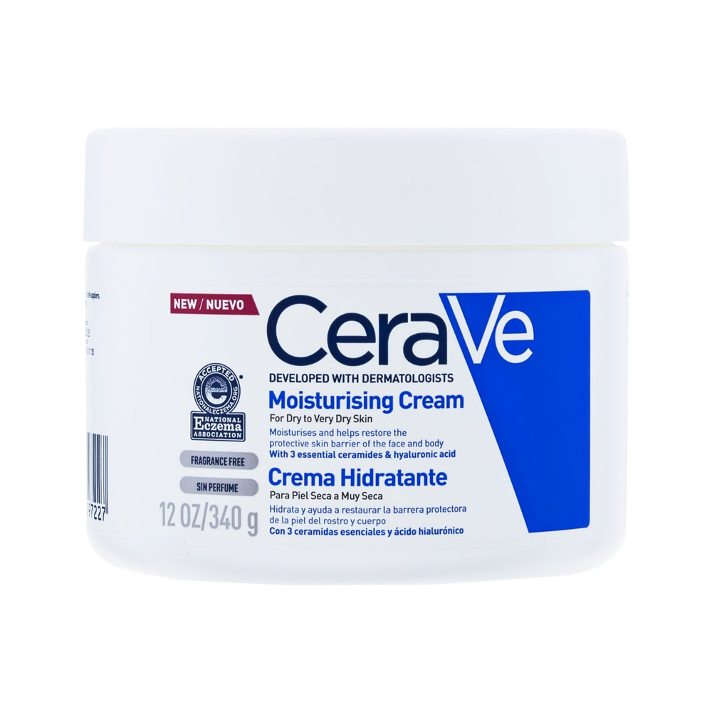 کرم مرطوب کننده قوی سراوی مخصوص پوست‌های خشک و بسیار خشک CeraVe Moisturising Cream اصل