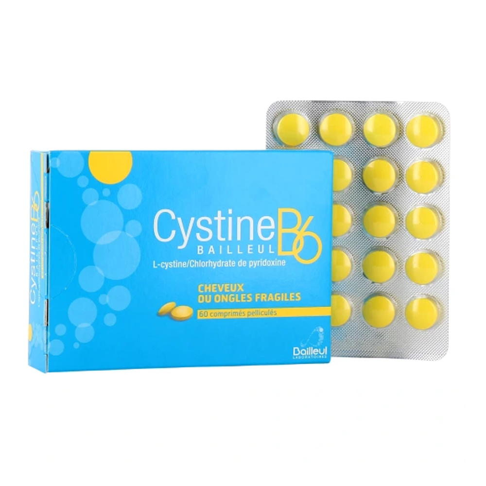قرص سیستین B6 زینک بایول بایورگا 120 عدد Cystine B6 Bailleul اصل فرانسه