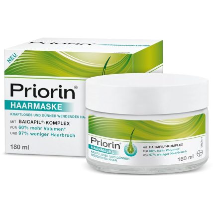 ماسک مو ضد ریزش و تقویت کننده پریورین اصل بایر آلمان GERMAN PRIORIN HAIR MASK