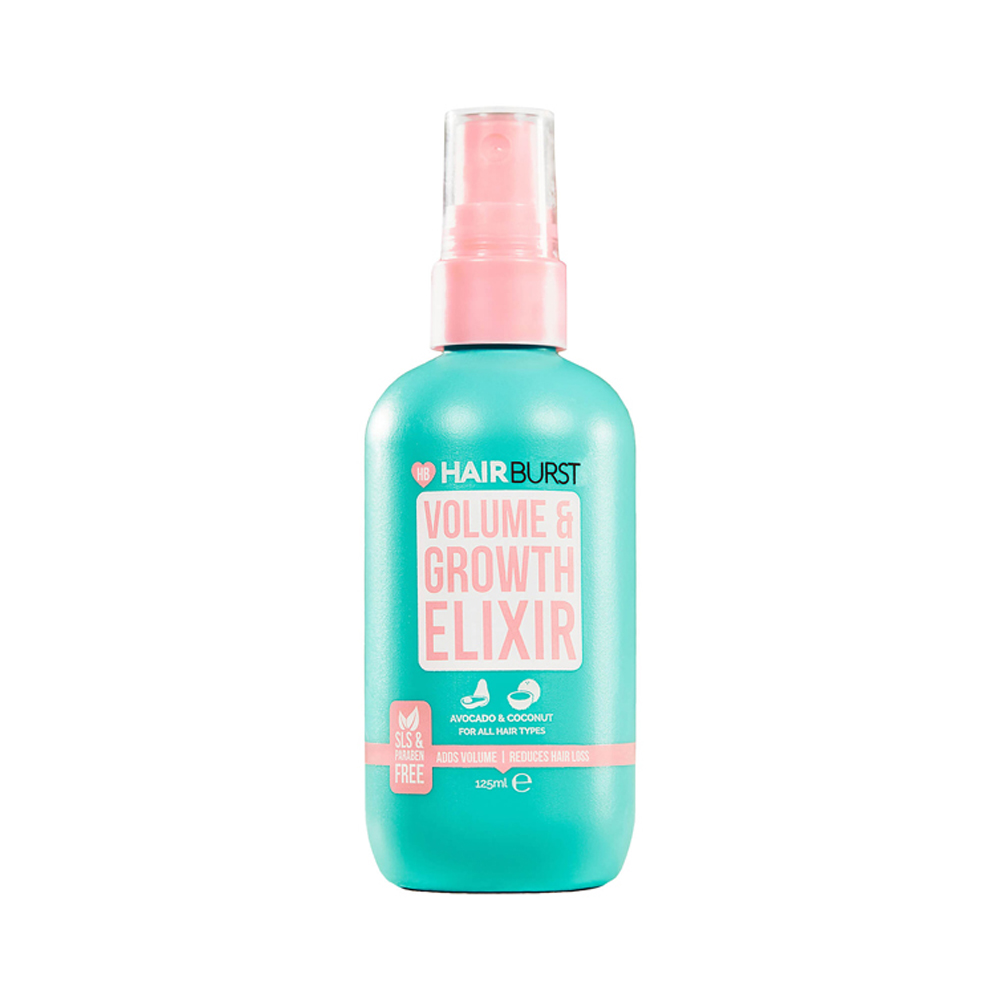 اکسیر حجم‌ دهنده و بلند کننده موی هیربرست Hairburst Volume & Hair Growth Elixir اصل