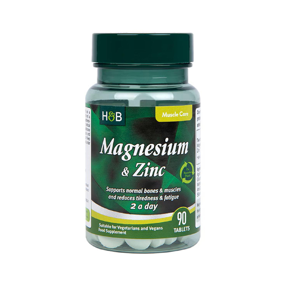 کپسول منیزیم و زینک اچ اند بی H&B Magnesium & Zinc اصل