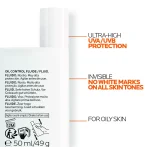 فلوئید ضد آفتاب کنترل چربی لاروش پوزای بی رنگ +LA ROCHE-POSEY FLUIDE OIL COTROL SPF50 اصل فرانسه - Image 3