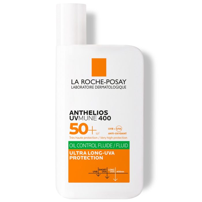 فلوئید ضد آفتاب کنترل چربی لاروش پوزای بی رنگ +LA ROCHE-POSEY FLUIDE OIL COTROL SPF50 اصل فرانسه