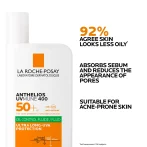 فلوئید ضد آفتاب کنترل چربی لاروش پوزای بی رنگ +LA ROCHE-POSEY FLUIDE OIL COTROL SPF50 اصل فرانسه - Image 2