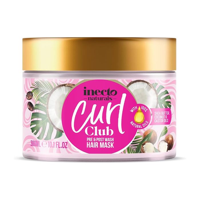 ماسک مو فر مرطوب کننده اینکتو Inecto Curl Club اصل انگلیس