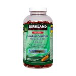 قرص روغن ماهی سالمون آلاسکا کرکلند Kirkland Alaskan Salmon اصل