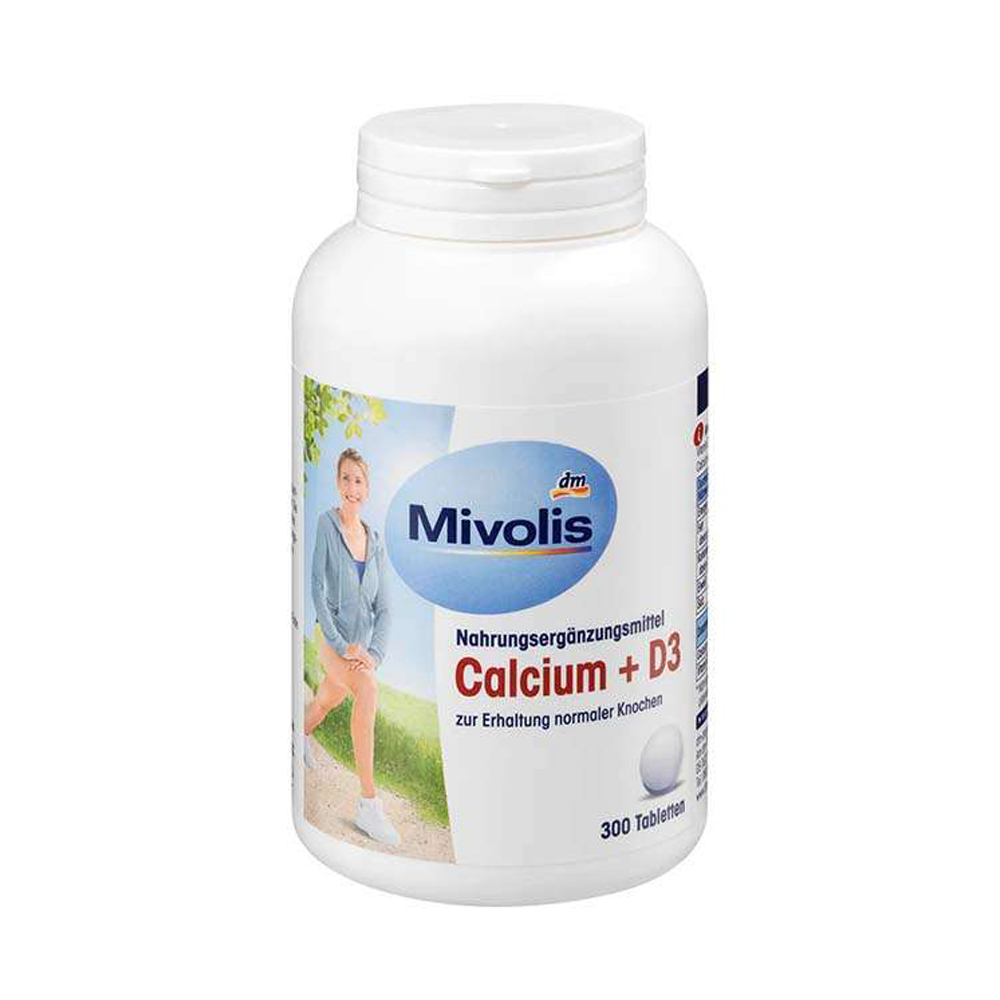 کپسول کلسیم و ویتامین دی ۳ میولیس Mivolis Calcium+D3 اصل آلمان