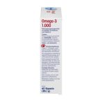 کپسول امگا ۳ میولیس حاوی ۱۰۰۰ میلی‌گرم روغن ماهی Mivolis Omega-3 1.000 اصل آلمان
