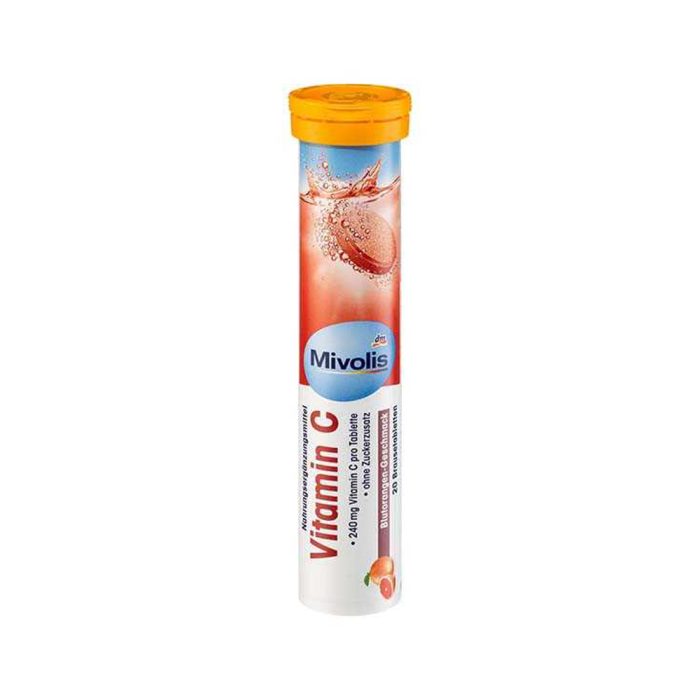 قرص جوشان ویتامین سی میولیس Mivolis Vitamin C اصل آلمان