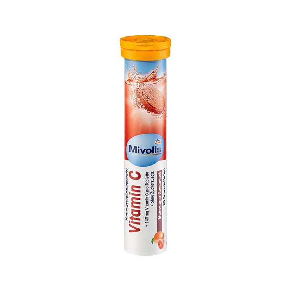 قرص جوشان ویتامین سی میولیس Mivolis Vitamin C اصل آلمان