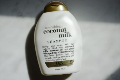 شامپو شیر نارگیل او جی ایکس آبرسان و مغذی OGX Coconut Milk اصل