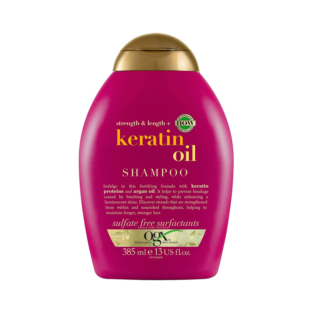 شامپو روغن کراتین او جی ایکس تقویت استحکام مو OGX Keratin Oil اصل