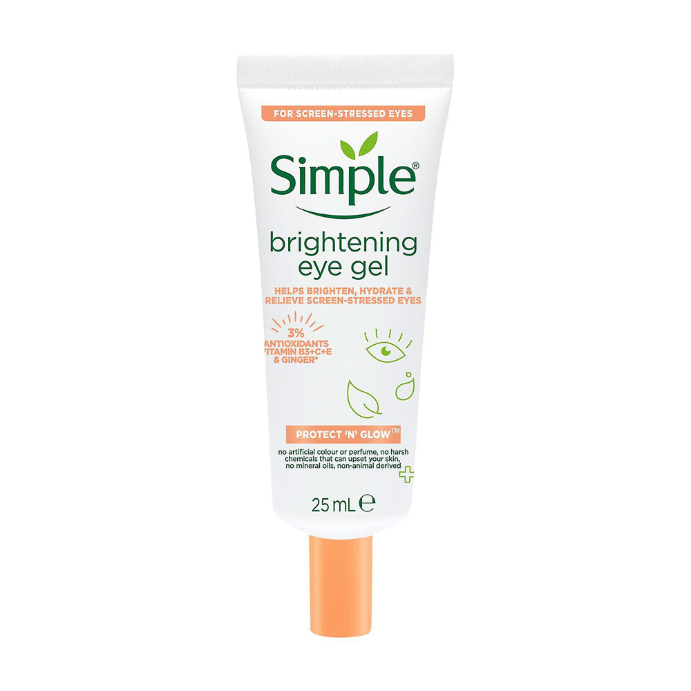 ژل دور چشم روشن کننده سیمپل Simple Brightening eye gel اصل