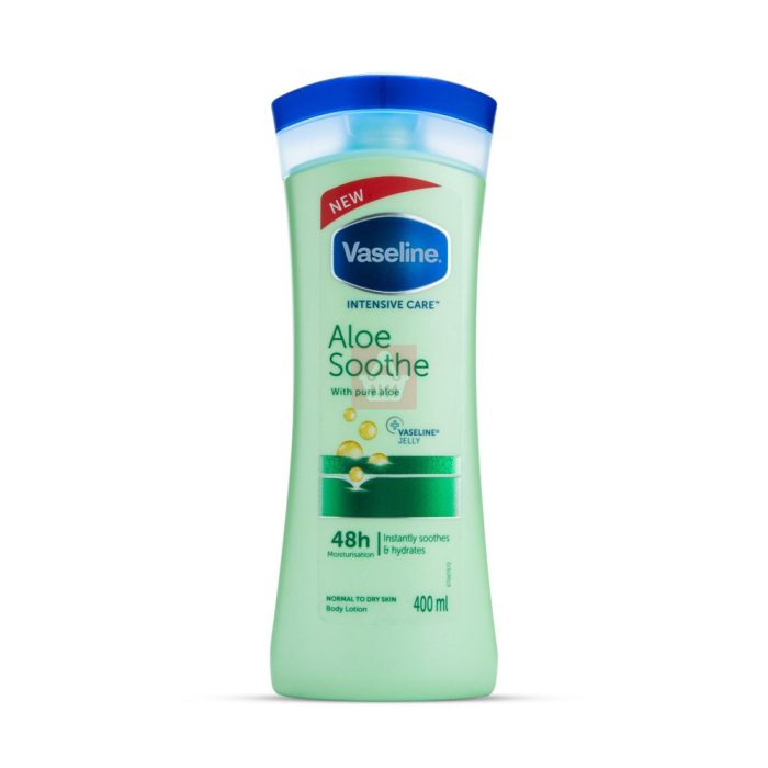 لوسیون بدن وازلین سبز آلوئه ورا Vaseline Aloe Soothe اصل
