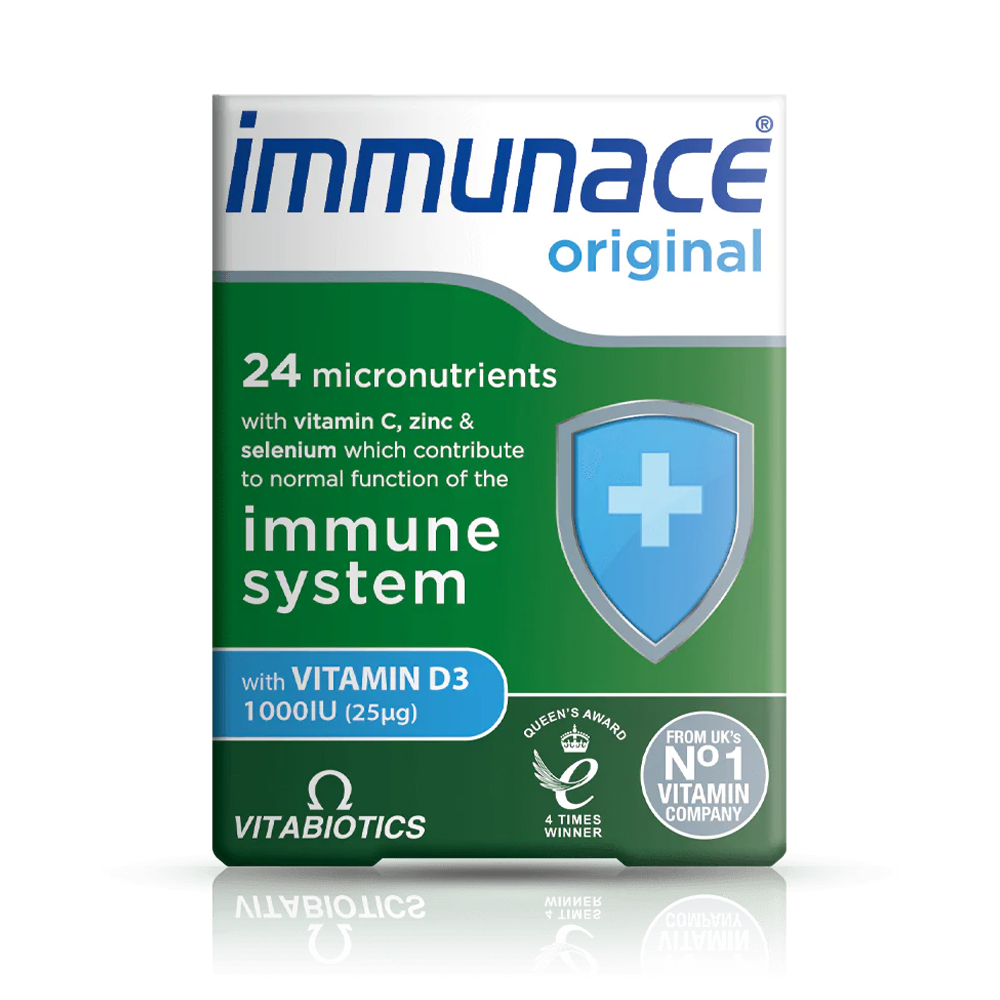 قرص ایمیونس اورجینال ویتابیوتیکس Vitabiotics Immunace Original اصل