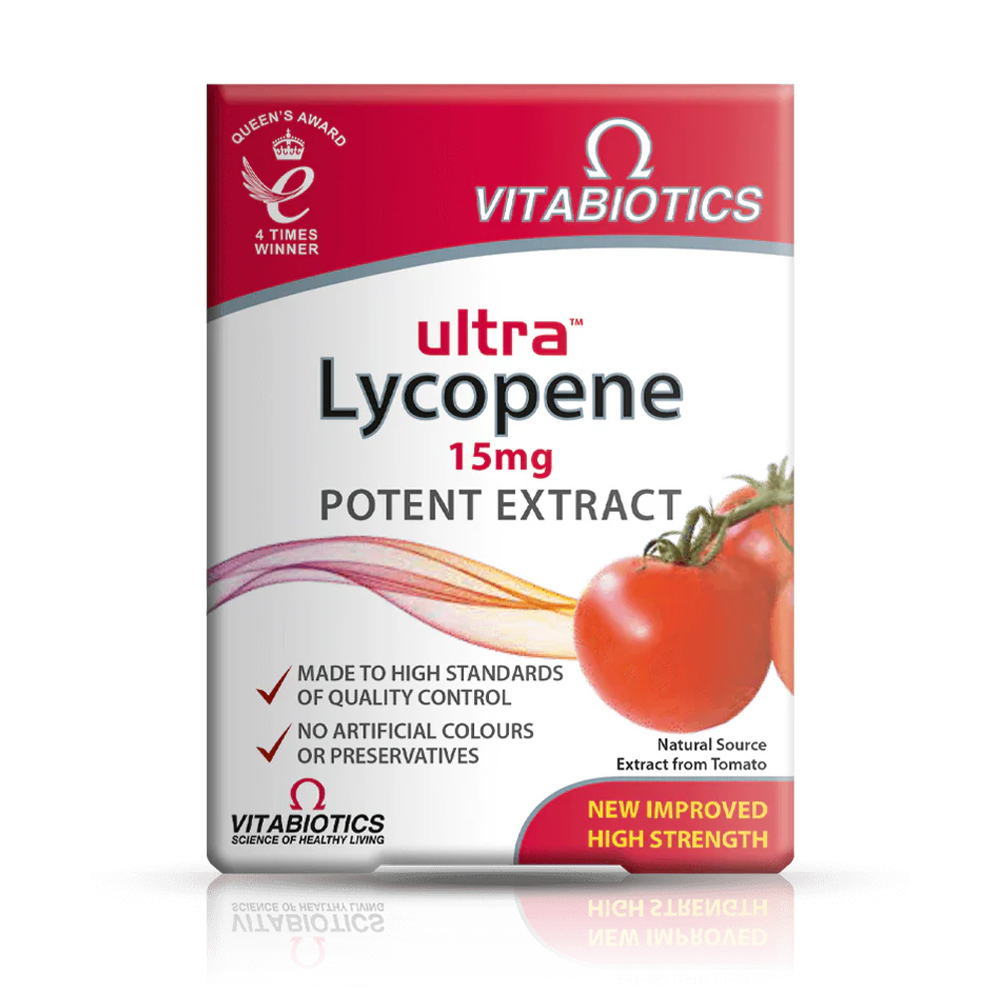 قرص اولترا لیکوپن ویتابیوتیکس حافظ سلامت بدن و قلب Vitabiotics Ultra Lycopene اصل