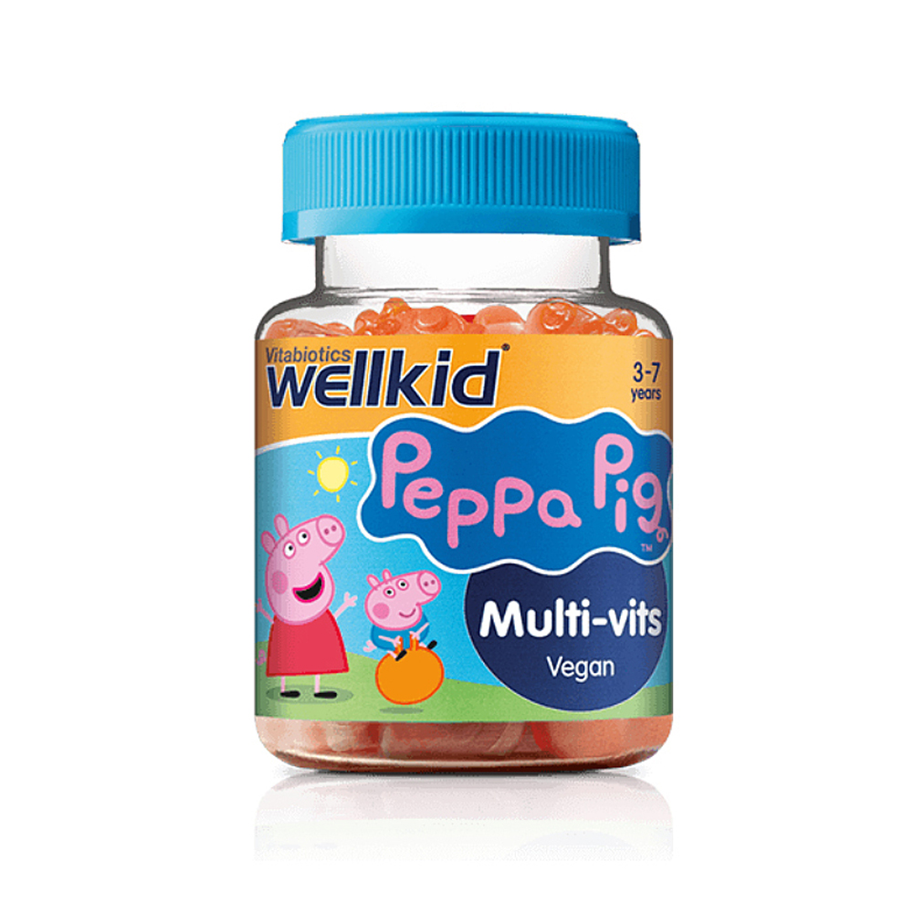 مولتی ویتامین پاستیلی پپاپیگ ول کید ویتابیوتیکس Wellkid Peppa Pig Vitabiotics اصل
