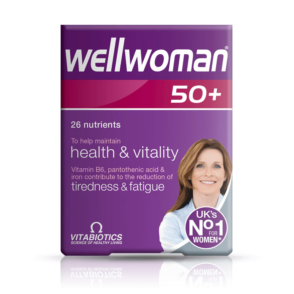 قرص ول ومن بالای ۵۰ سال ویتابیوتیکس Vitabiotics Wellwoman 50+ اصل