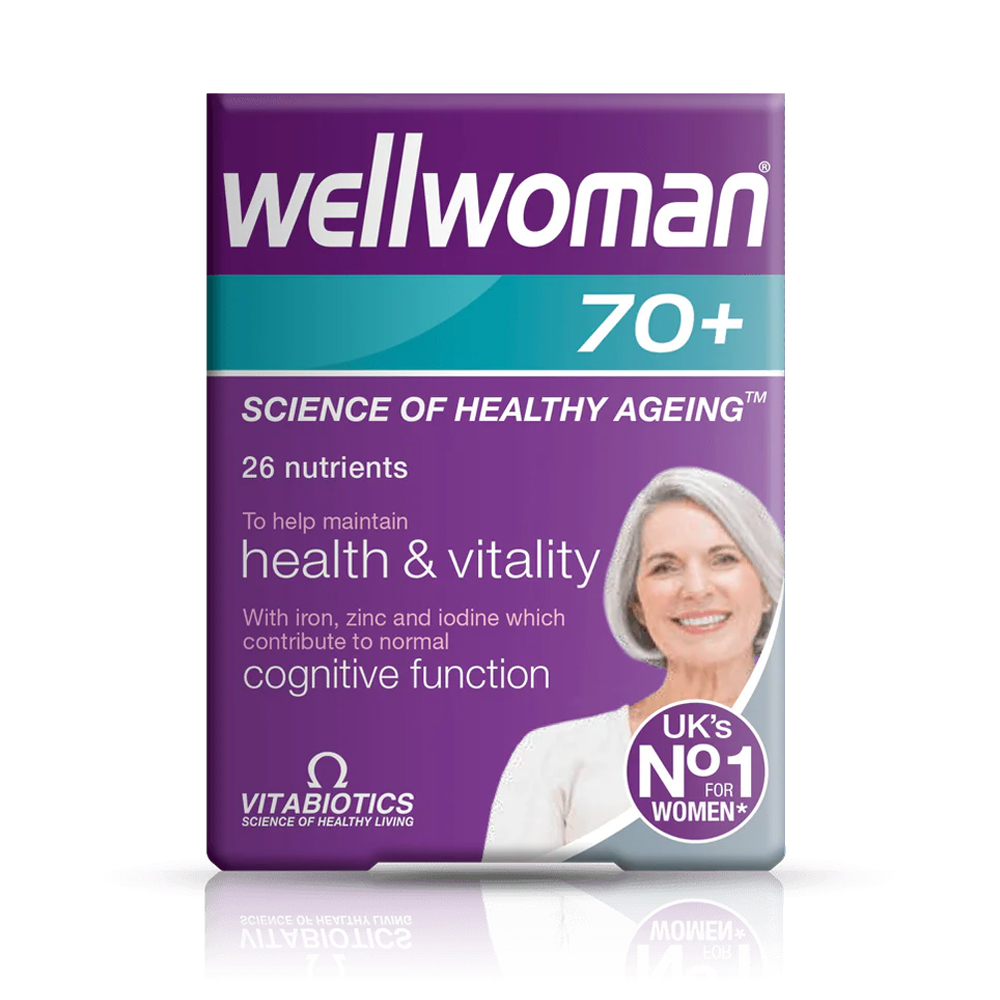 قرص ول ومن بالای 70 سال ویتابیوتیکس Vitabiotics Wellwoman 70+ اصل