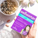 قرص ول وومن وگان ویتابیوتیکس مخصوص خانم‌های گیاهخوار Vitabiotics Wellwoman Vegan اصل