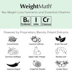 قرص و مکمل لاغری ویت مث پلاس افترایو اصل آمریکا WEIGHTMATH AFTERAVE - Image 3