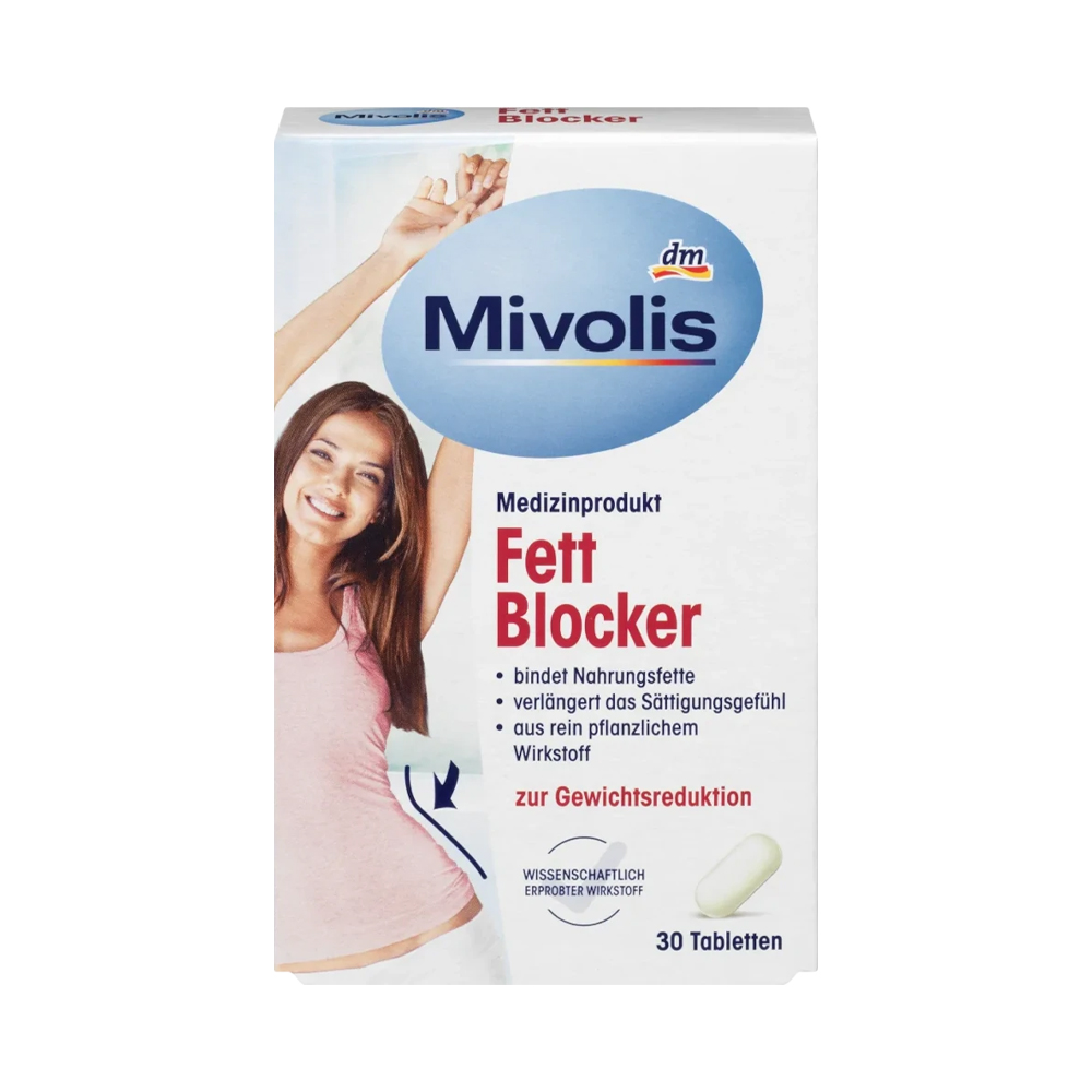 قرص لاغری گیاهی فت بلوکر میولیس ۳۰ عددی Mivolis Fett Blocker اصل آلمان